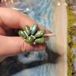 Green Stone Women's Ring